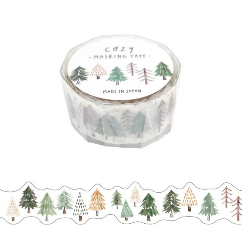 Masking tape -Tree 木- Forest - made in Japan Kawaii Cottagecore Nature Japanese